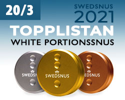 Topplista 2021 - Swedsnus Portionssnus